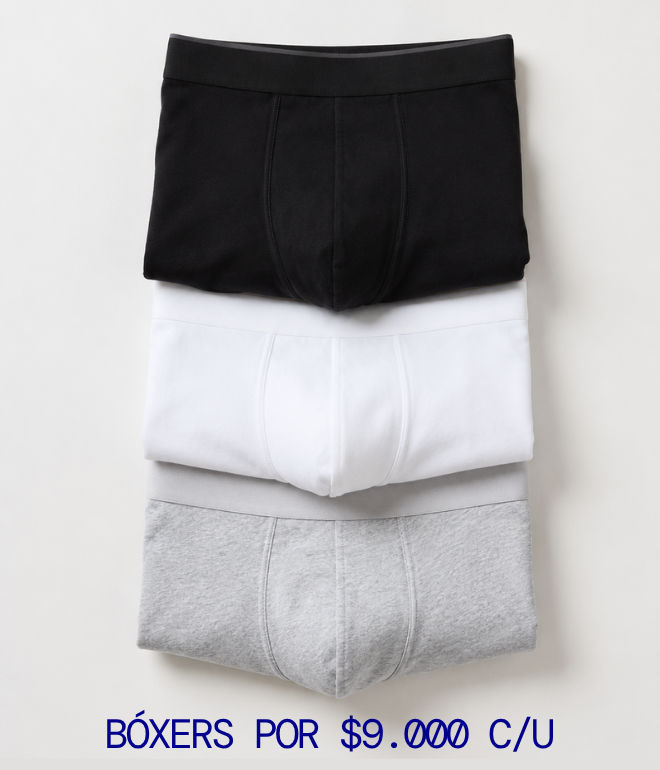 boxers por $9.000